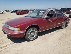 Chevrolet Caprice salvage cars for sale: 1996 Chevrolet Caprice Classic
