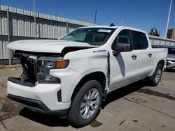 Salvage cars for sale from Copart Littleton, CO: 2020 Chevrolet Silverado K1500 Custom