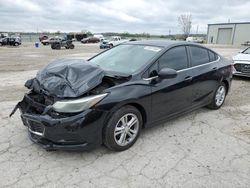 Salvage cars for sale from Copart Kansas City, KS: 2016 Chevrolet Cruze LT