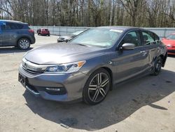 Honda Accord Sport Vehiculos salvage en venta: 2016 Honda Accord Sport