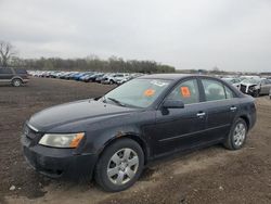 Salvage cars for sale at Des Moines, IA auction: 2007 Hyundai Sonata GLS