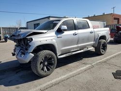 Salvage cars for sale from Copart Anthony, TX: 2014 Toyota Tundra Crewmax Platinum