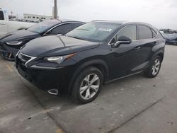 Salvage cars for sale at Grand Prairie, TX auction: 2017 Lexus NX 200T Base