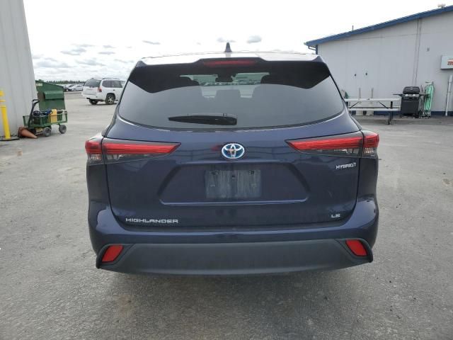 2021 Toyota Highlander Hybrid LE