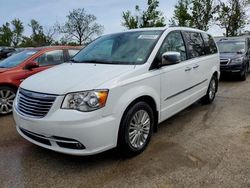 Salvage cars for sale at Bridgeton, MO auction: 2015 Chrysler Town & Country Touring L
