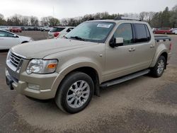Salvage cars for sale at Ham Lake, MN auction: 2007 Ford Explorer Sport Trac Limited