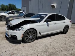 BMW 5 Series salvage cars for sale: 2017 BMW 540 I