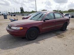 Salvage cars for sale from Copart Miami, FL: 2000 Buick Century Custom