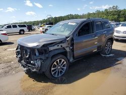 Jeep Grand Cherokee Overland salvage cars for sale: 2017 Jeep Grand Cherokee Overland