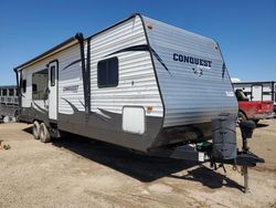 Salvage trucks for sale at Amarillo, TX auction: 2017 Conquest Trailer
