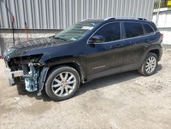 Jeep salvage cars for sale: 2017 Jeep Cherokee Limited