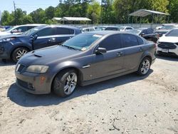 Salvage cars for sale at Savannah, GA auction: 2009 Pontiac G8
