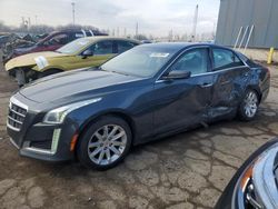 Salvage cars for sale from Copart Woodhaven, MI: 2014 Cadillac CTS Luxury Collection