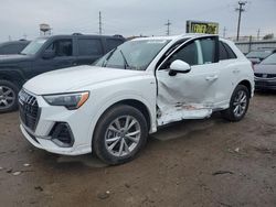 Salvage cars for sale from Copart Chicago Heights, IL: 2021 Audi Q3 Premium S Line 45