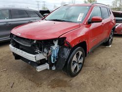 Salvage cars for sale from Copart Elgin, IL: 2018 Jeep Compass Latitude