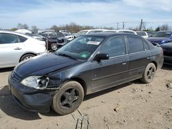 Salvage cars for sale from Copart Hillsborough, NJ: 2001 Honda Civic EX