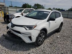 Salvage cars for sale from Copart Montgomery, AL: 2018 Toyota Rav4 LE