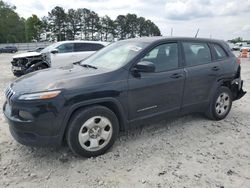 Salvage cars for sale at Loganville, GA auction: 2015 Jeep Cherokee Sport