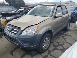 Salvage cars for sale at Martinez, CA auction: 2006 Honda CR-V EX