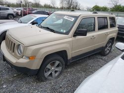 Salvage cars for sale at Grantville, PA auction: 2017 Jeep Patriot Latitude