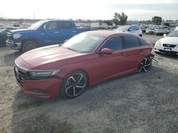 Salvage cars for sale from Copart Antelope, CA: 2018 Honda Accord Sport