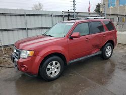 Salvage cars for sale at Littleton, CO auction: 2012 Ford Escape Limited