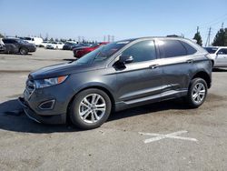 Salvage cars for sale at Rancho Cucamonga, CA auction: 2017 Ford Edge SEL