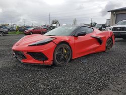 Salvage cars for sale at Eugene, OR auction: 2023 Chevrolet Corvette Stingray 2LT