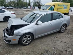 Salvage cars for sale from Copart Baltimore, MD: 2008 Volkswagen Jetta SE