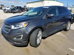 Salvage cars for sale at Haslet, TX auction: 2018 Ford Edge Titanium