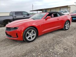 Salvage cars for sale at Temple, TX auction: 2024 Chevrolet Camaro LT