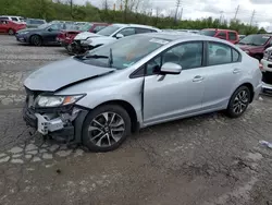 Salvage cars for sale at Cahokia Heights, IL auction: 2015 Honda Civic EX