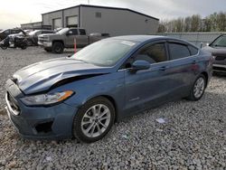 Salvage cars for sale at Wayland, MI auction: 2019 Ford Fusion SE