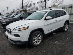 Salvage cars for sale at New Britain, CT auction: 2017 Jeep Cherokee Latitude