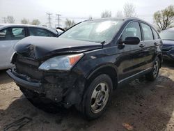 Salvage cars for sale from Copart Elgin, IL: 2010 Honda CR-V LX