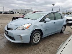 Salvage cars for sale at Chicago Heights, IL auction: 2012 Toyota Prius V