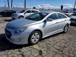 Salvage cars for sale from Copart Van Nuys, CA: 2012 Hyundai Sonata Hybrid
