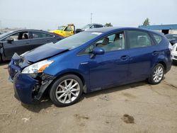 Vehiculos salvage en venta de Copart Woodhaven, MI: 2012 Toyota Prius V