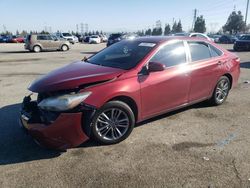 Salvage cars for sale from Copart Rancho Cucamonga, CA: 2016 Toyota Camry LE