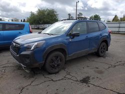 Salvage cars for sale at Woodburn, OR auction: 2022 Subaru Forester Wilderness