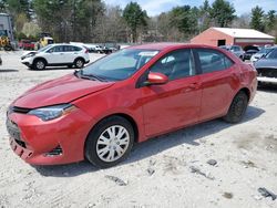 Salvage cars for sale at Mendon, MA auction: 2018 Toyota Corolla L