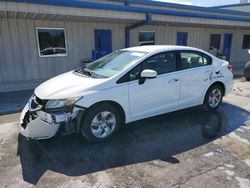 Salvage cars for sale from Copart Fort Pierce, FL: 2015 Honda Civic LX