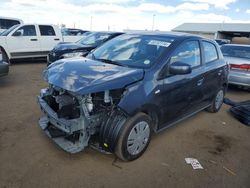 Salvage cars for sale at Brighton, CO auction: 2024 Mitsubishi Mirage ES