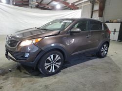 Salvage cars for sale at North Billerica, MA auction: 2011 KIA Sportage EX