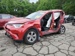 Salvage cars for sale at Austell, GA auction: 2016 Toyota Rav4 LE