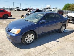 Honda Civic EX salvage cars for sale: 2002 Honda Civic EX