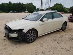 Salvage cars for sale at China Grove, NC auction: 2018 Lincoln Continental Reserve