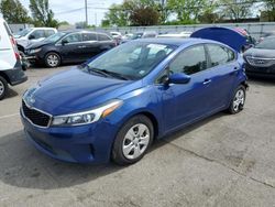 Salvage cars for sale at Moraine, OH auction: 2017 KIA Forte LX