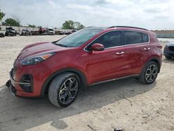 Salvage cars for sale at Haslet, TX auction: 2020 KIA Sportage SX