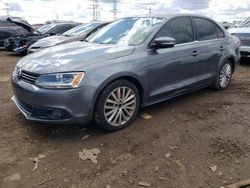 Salvage cars for sale at Elgin, IL auction: 2011 Volkswagen Jetta SEL